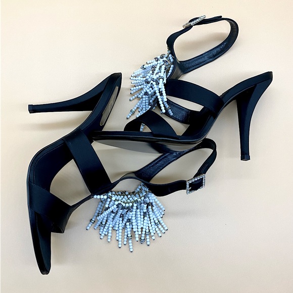 Roger Vivier Tassel Bead Embellished Pump size 40 - Picture 6 of 7